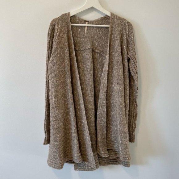 Free People Sweaters - 𝅺Beached Shell Open Front Duster Cardigan